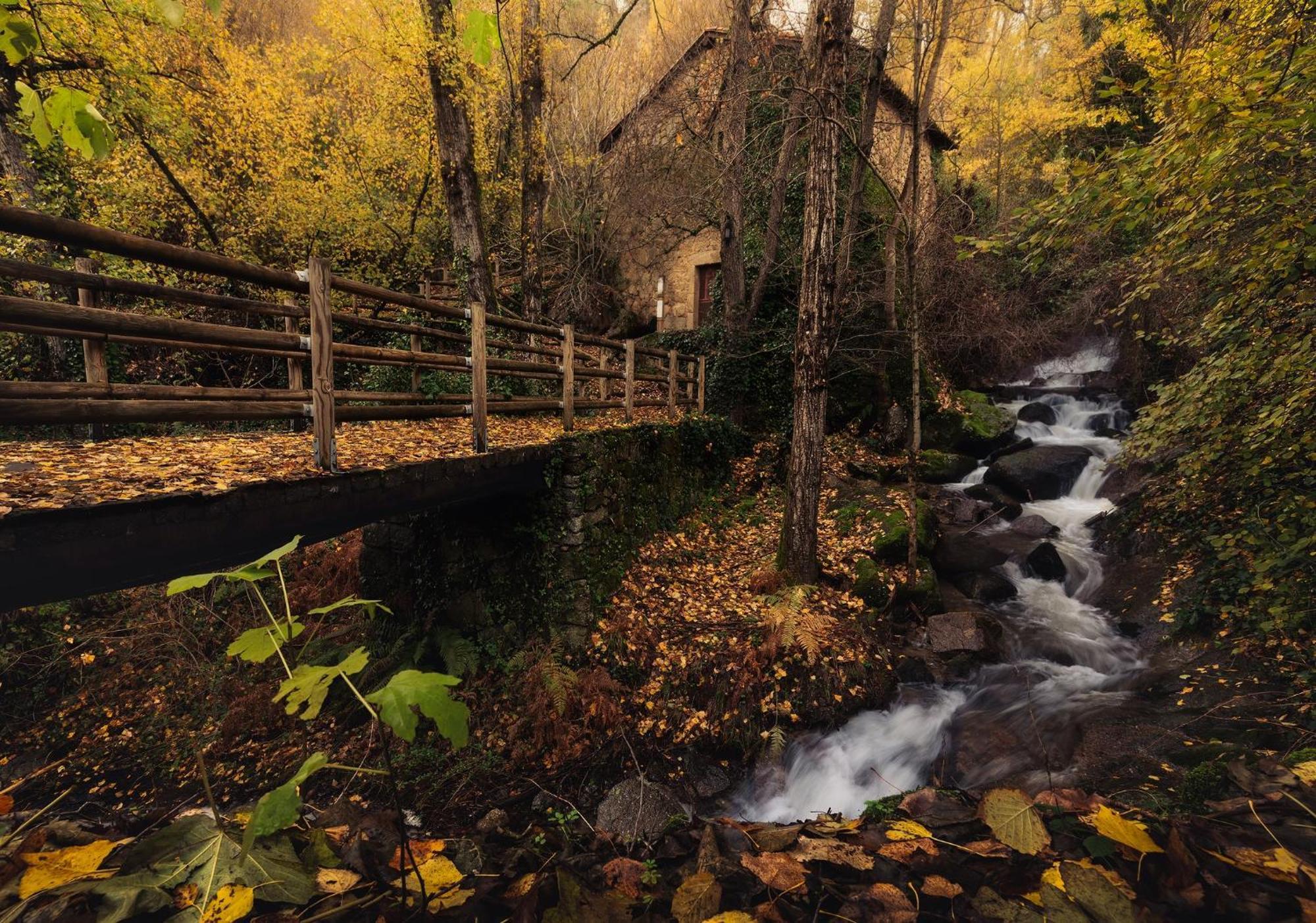 Casas Rurales Acebuche, Descubre el Otoño Mágico en el Valle de Ambroz Casas del Monte Esterno foto